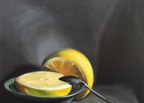 Grapefruit, Oil on canvas